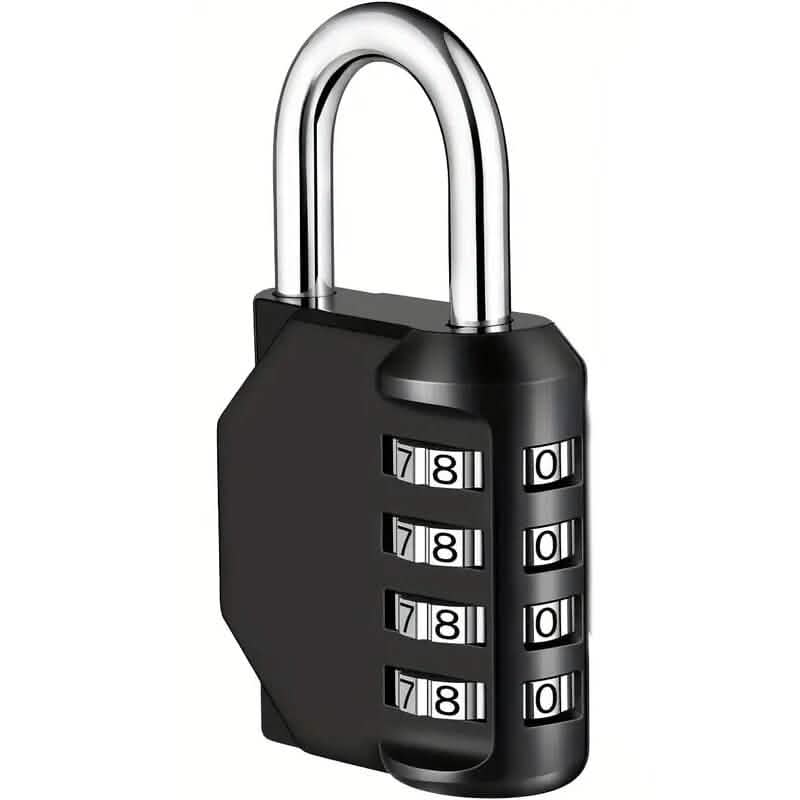 4-Digit Waterproof Zinc Alloy Combination Padlock