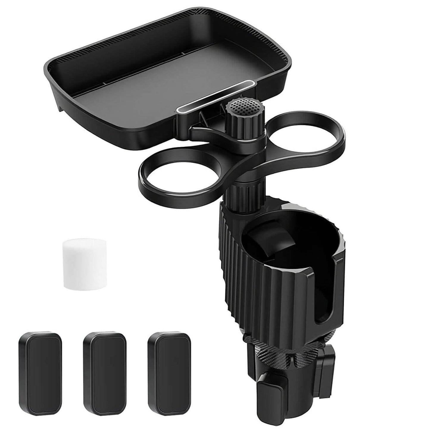 4-in-1 Car Cup Holder Tray Food Table