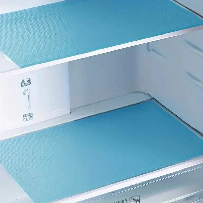 4-Piece Set: High-Quality Refrigerator Liners - Customizable Cabinet Mats