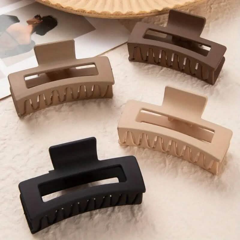 4-Piece: Solid Color Hairpin Clip