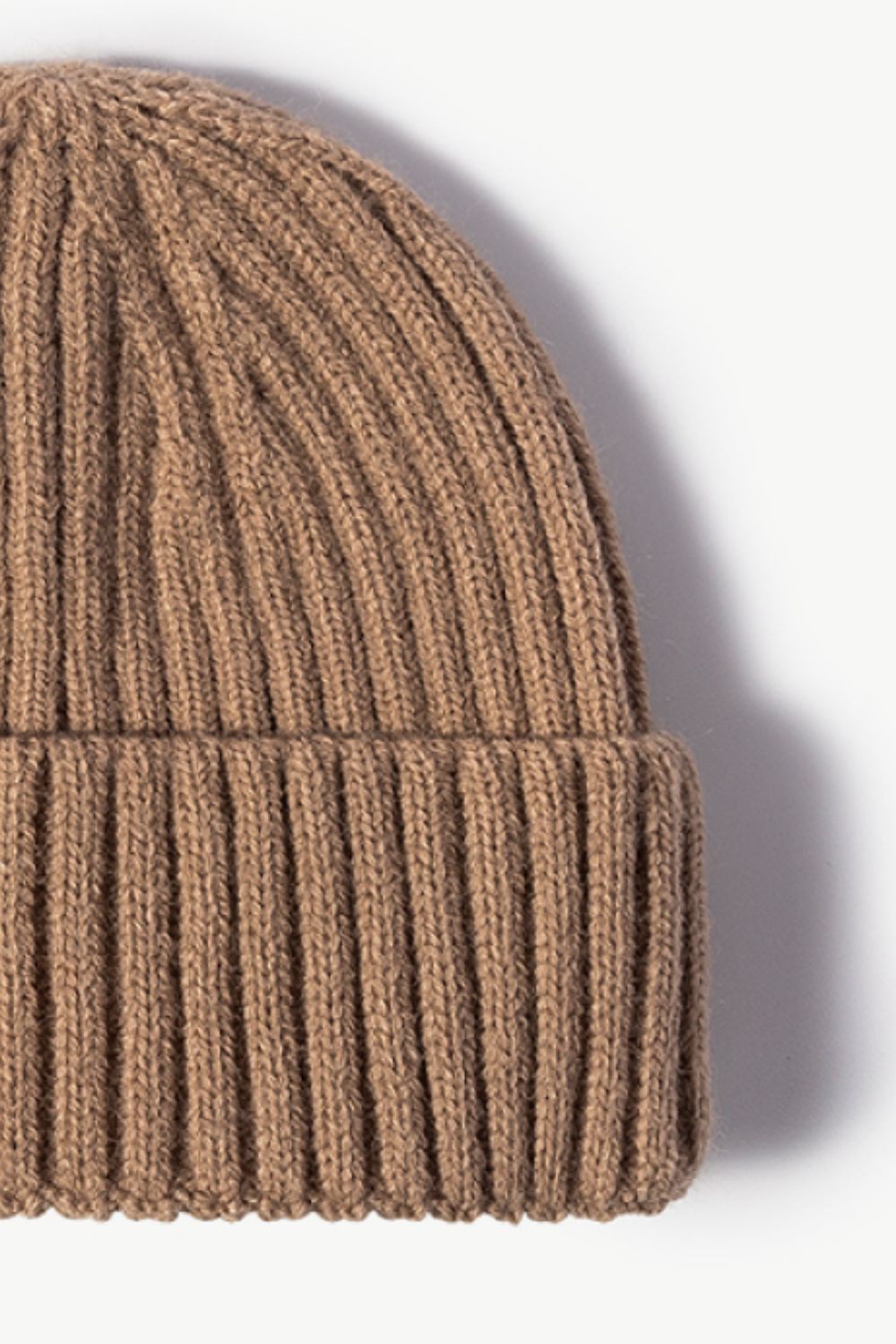 Gorro de punto de canalé