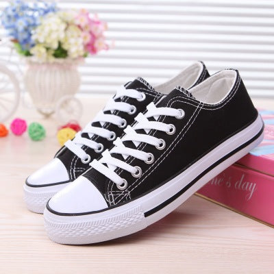 Basic Vulcanized Rubber Top Canvas Shoes