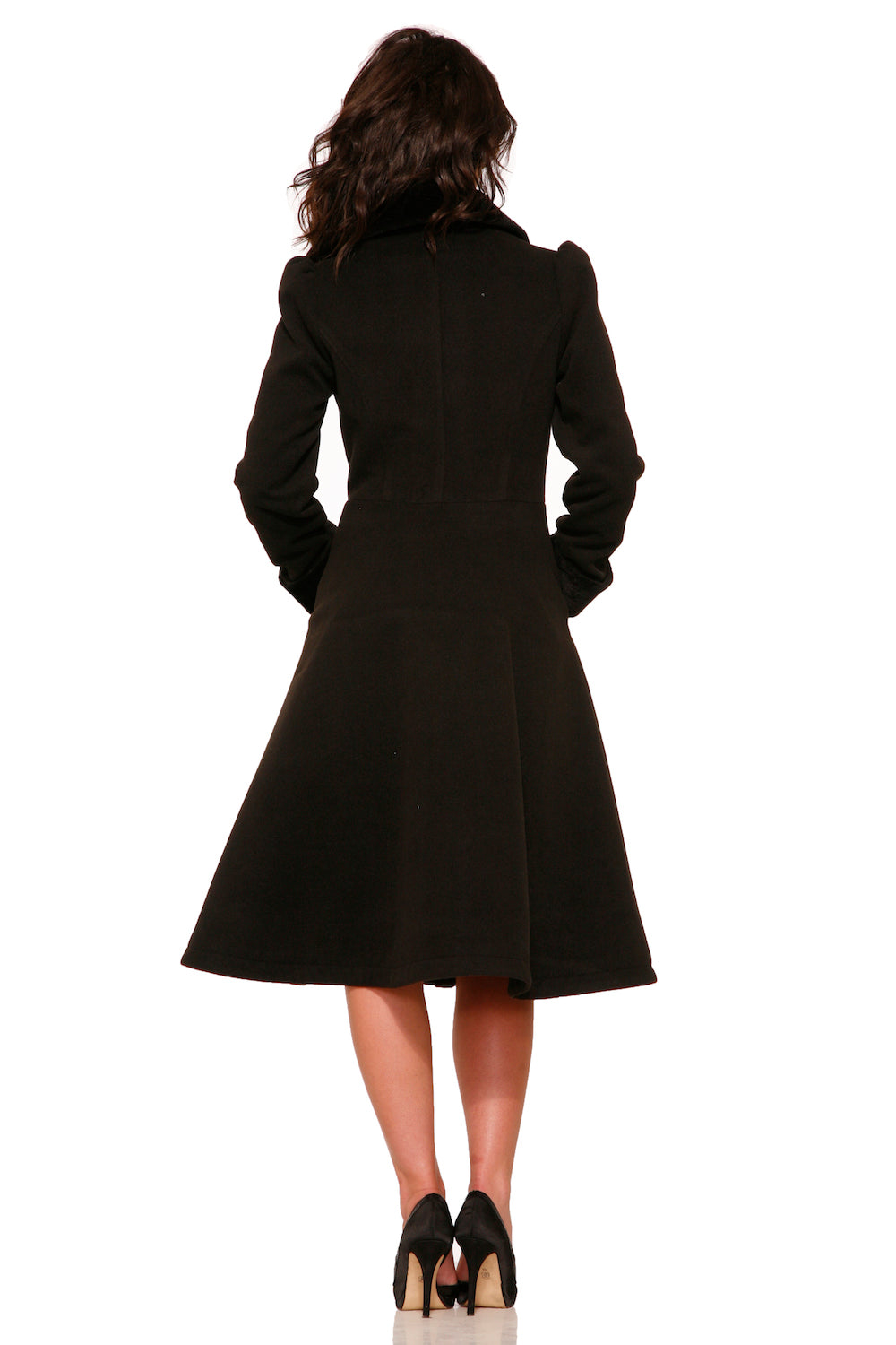 Abrigo negro swing 4040