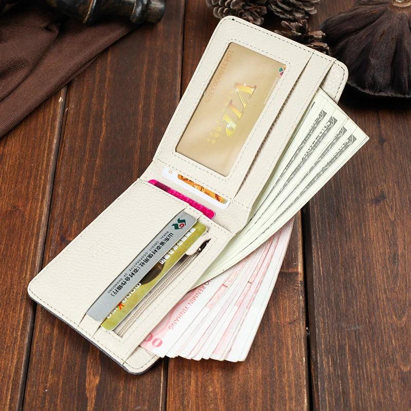 Men's Short Denim Fabric Wallet