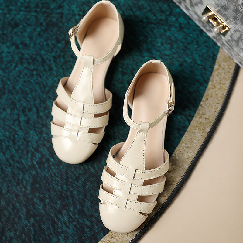 Women's Ankle-Strap Buckle Sandals