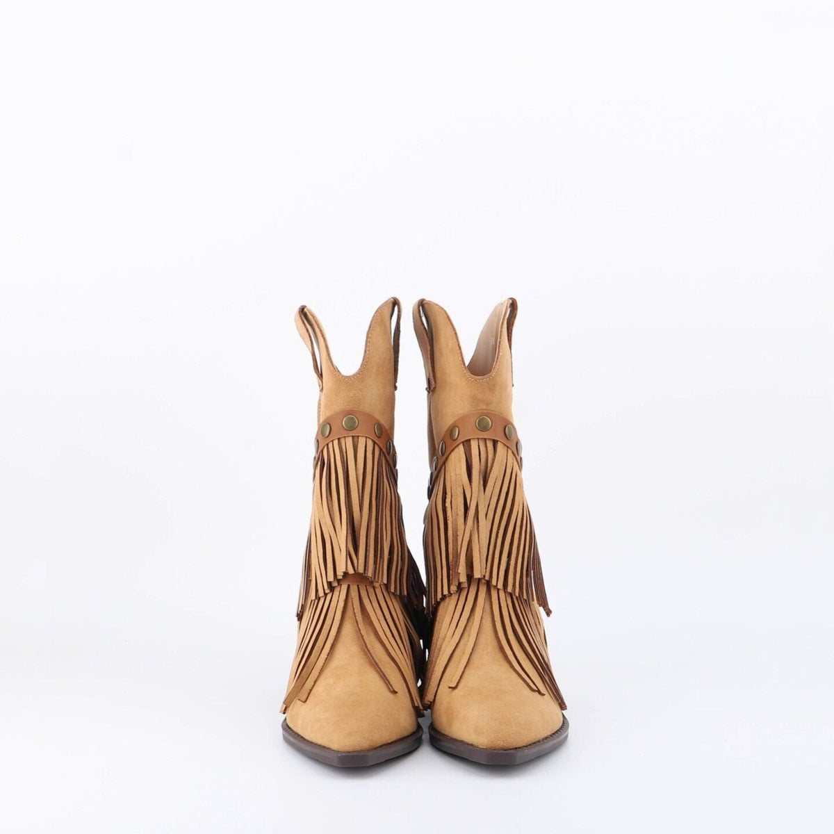 Western Cowboy Boots 2026 Autumn And Winter Retro Slimming Boots For Children, Tassel Midsole Boots, Thick Boots That Can't Keep Up With Knees, Long Boots For Women