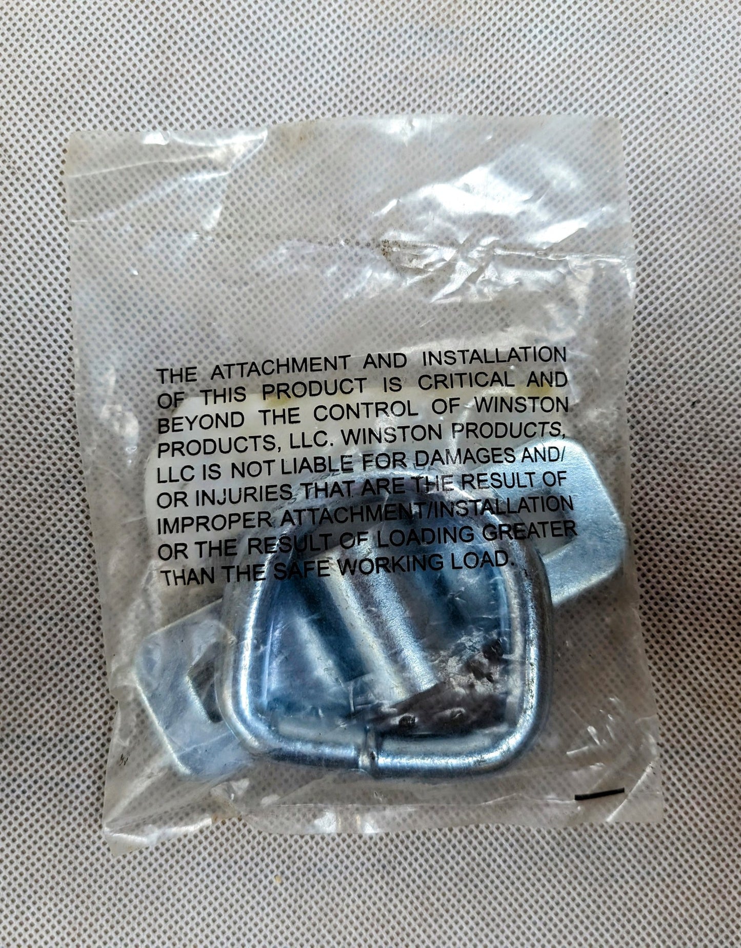 Steel Heavy-Duty Surface Mount D-Ring for Trailer Decks Floors