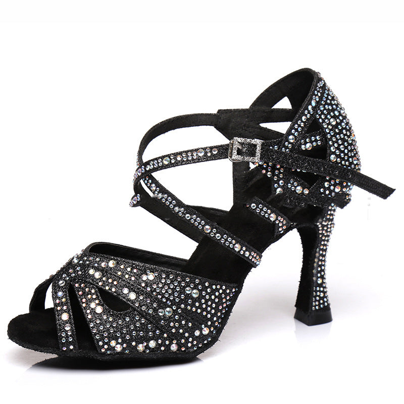 Rhinestone Latin Dance Shoes