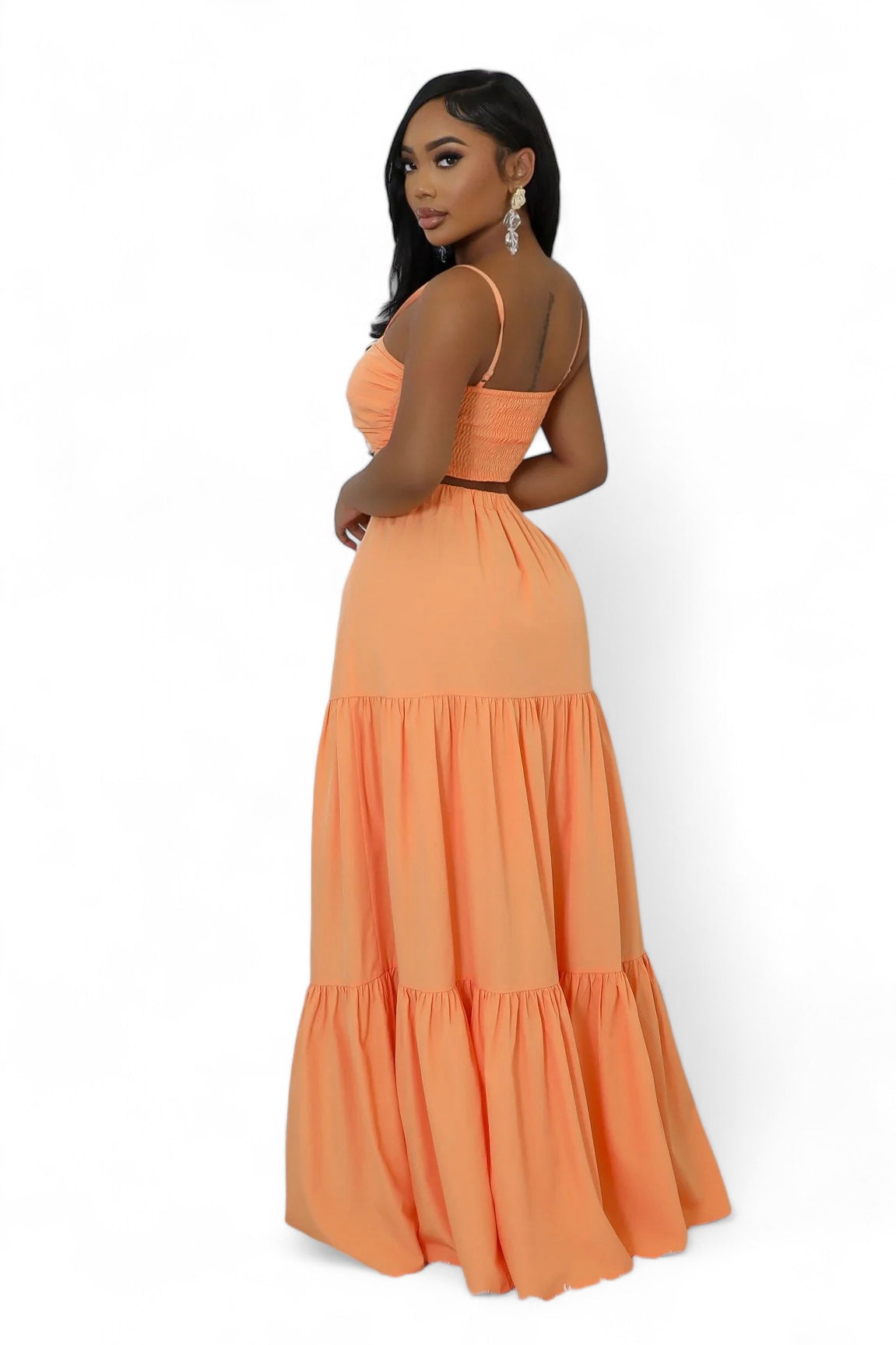 Conjunto de dos piezas de falda maxi