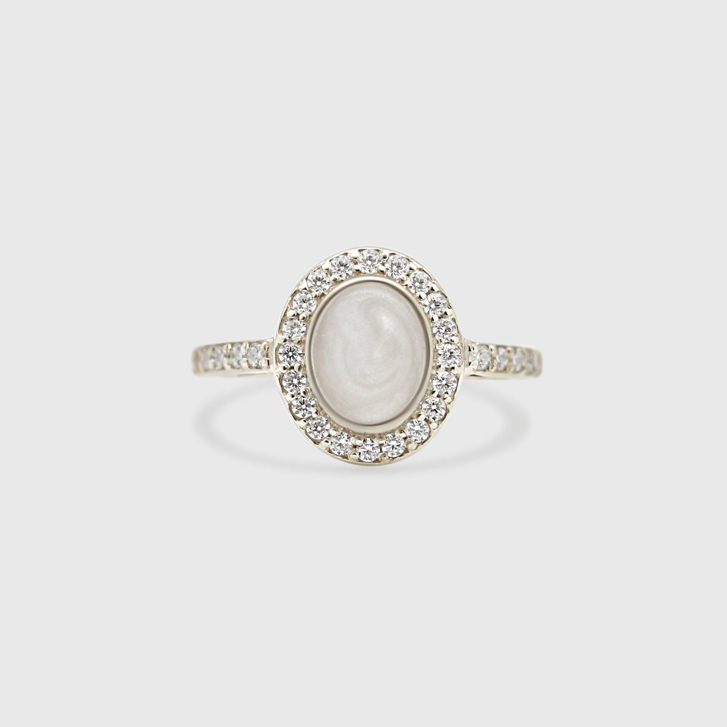 Oval Gemstone Ring