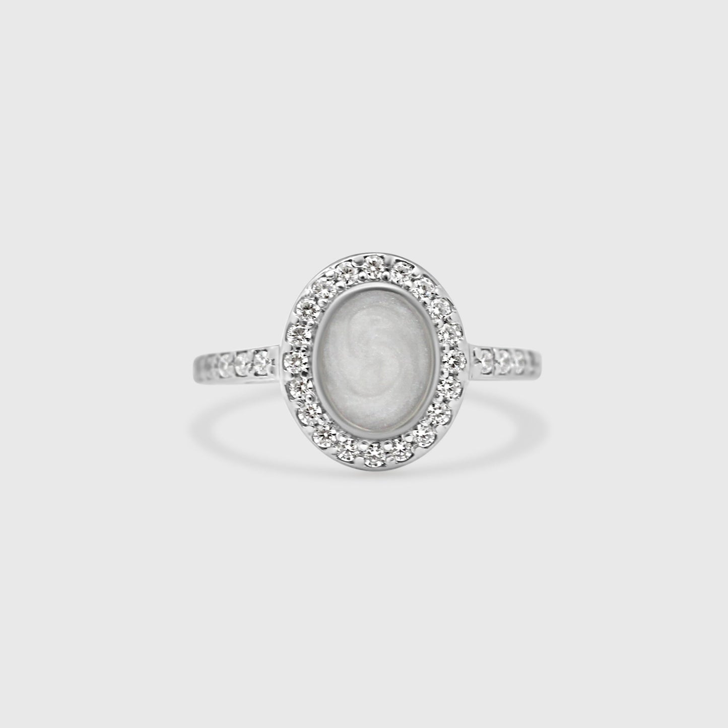 Oval Gemstone Ring