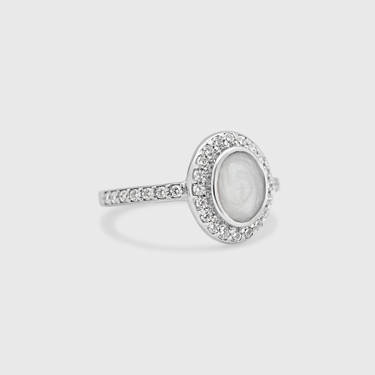 Oval Gemstone Ring