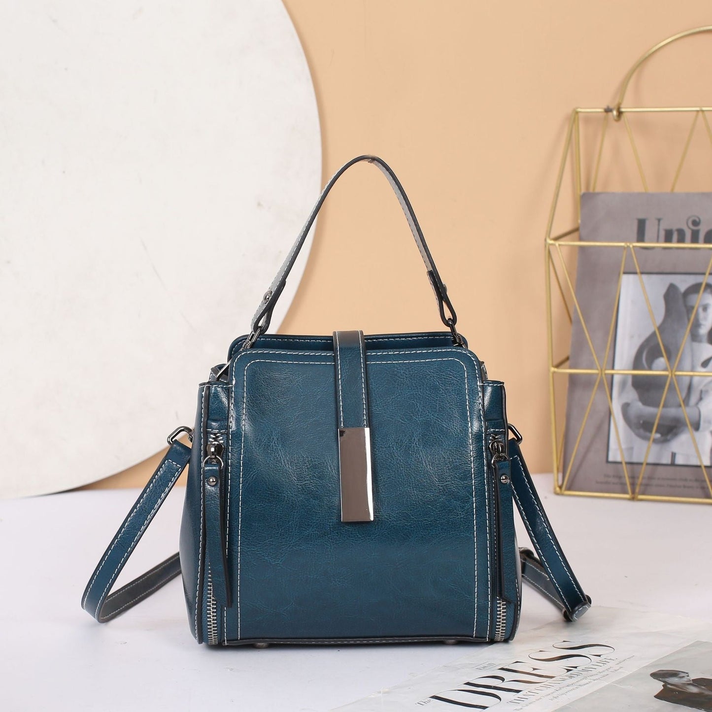 Women's Genuine Leather Laptop Bag