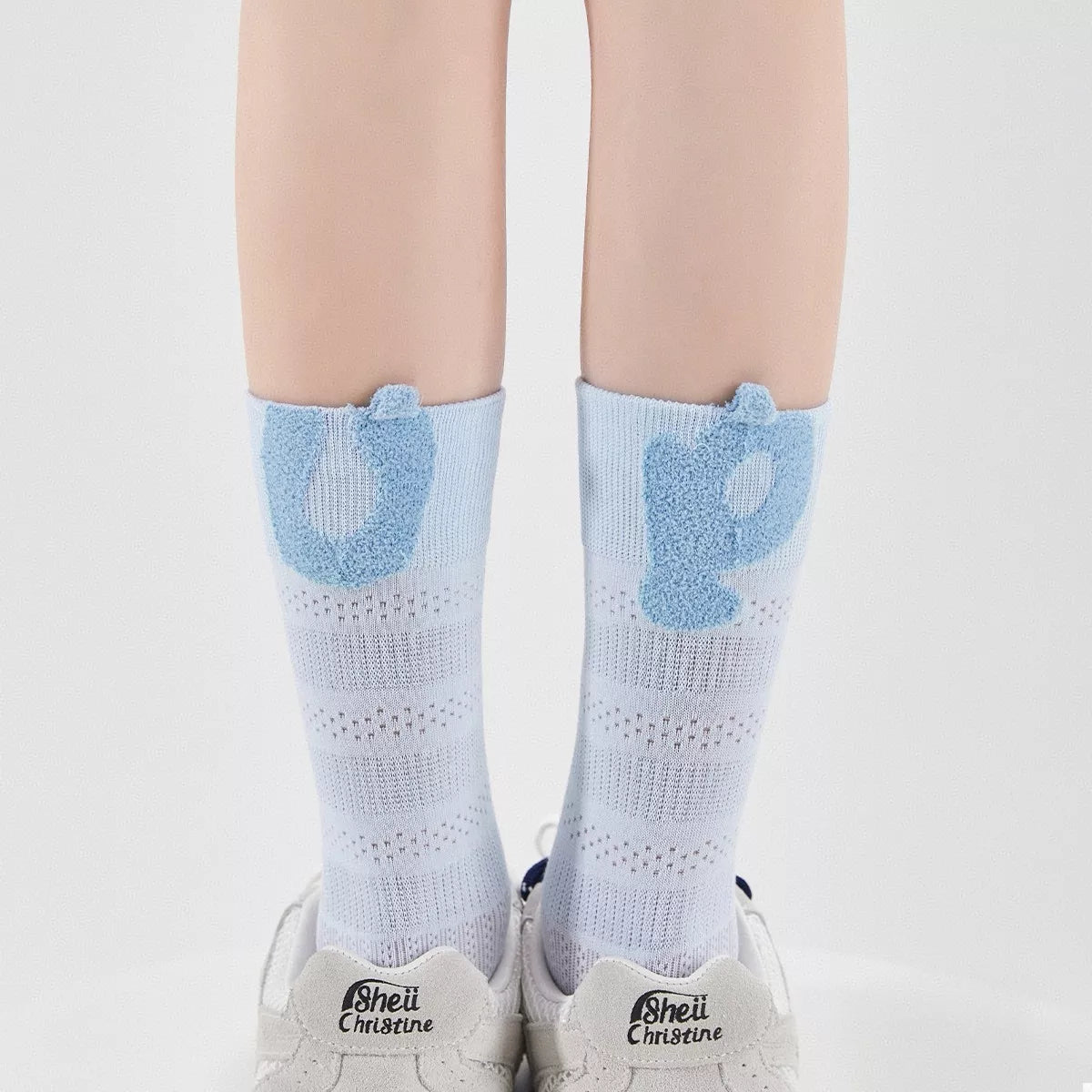 Breathable Letter Crew Socks