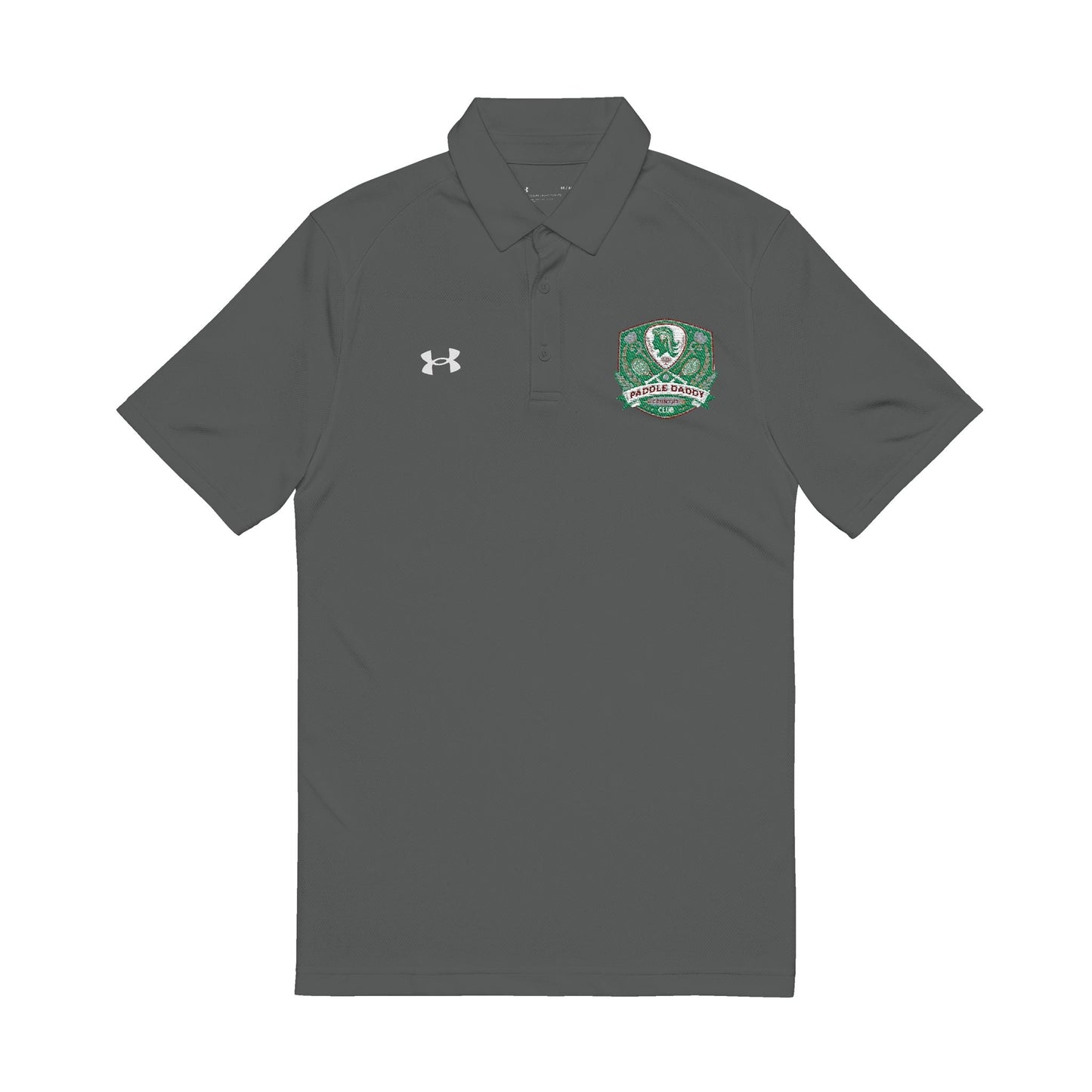 Polo de rendimiento bordado Paddle Daddy Country Club - Ropa deportiva elegante para hombres, salidas informales, eventos de trabajo, golf,
