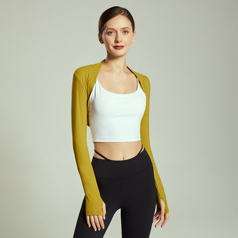 Dance Ballet Elegant Waistcoat Sports Fitness Women Can Wear Outside Elastic