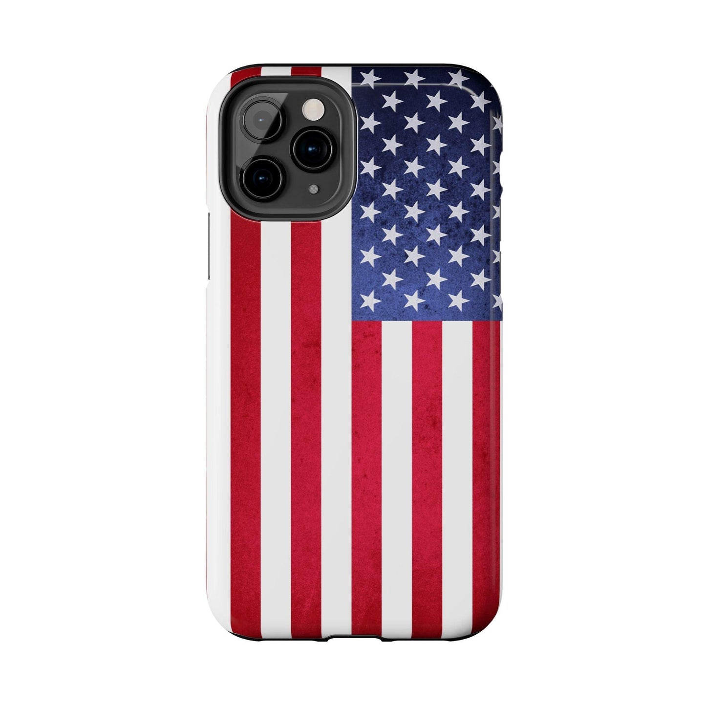 USA Flag Printed Tough Phone Cases