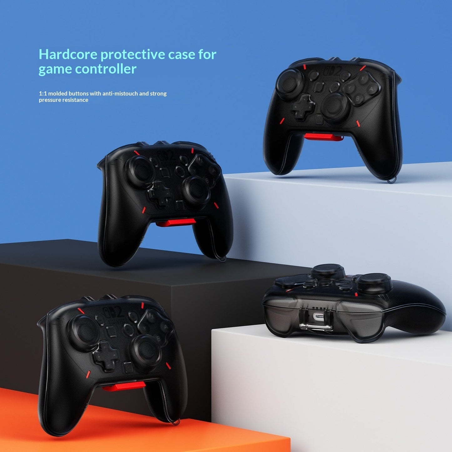 Full Coverage Grip Case For Game Controllers
