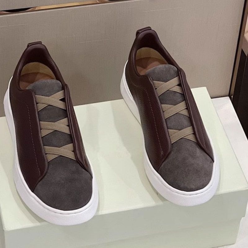 Men's Cross Elastic Band Board Shoes