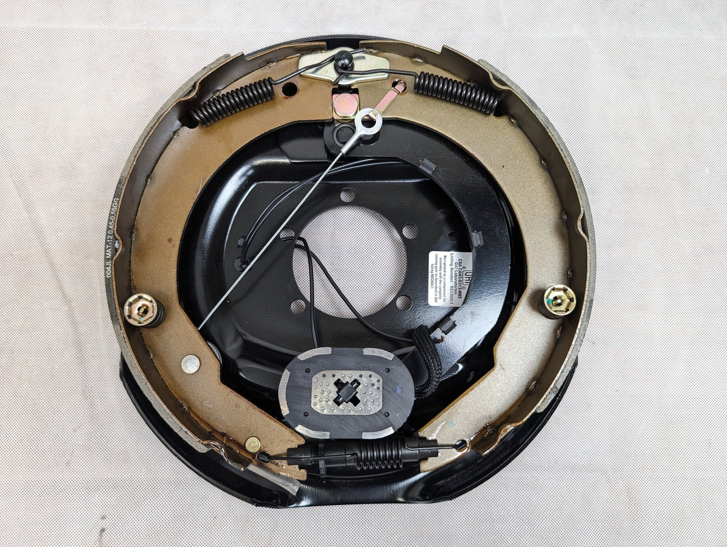 TRP RH Right Hand 12" x 2" Brake Assembly self adjusting electric, 5200lb-7000lb