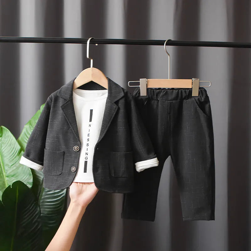 Boy's Suit Two Pieces Children Clothes Spring And Autumn