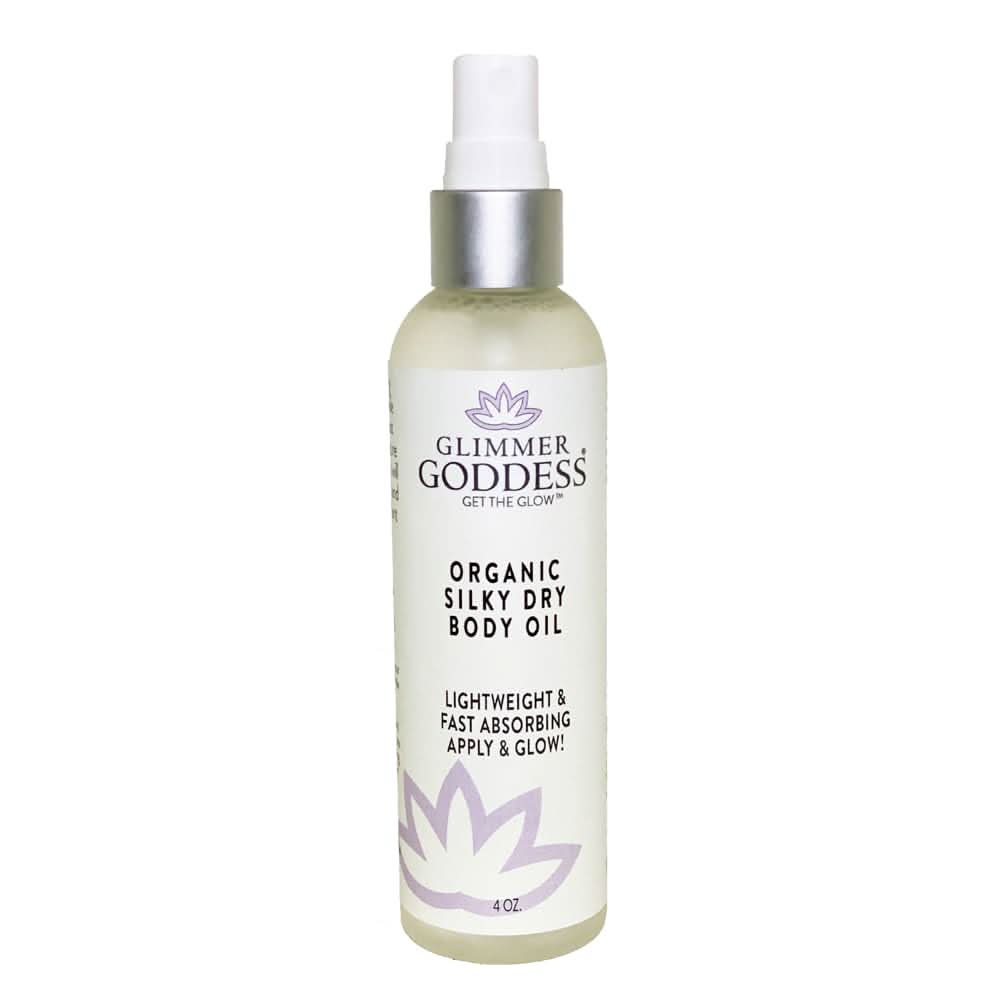 Glimmer Goddess Organic Silky Dry Body Oil 4 oz