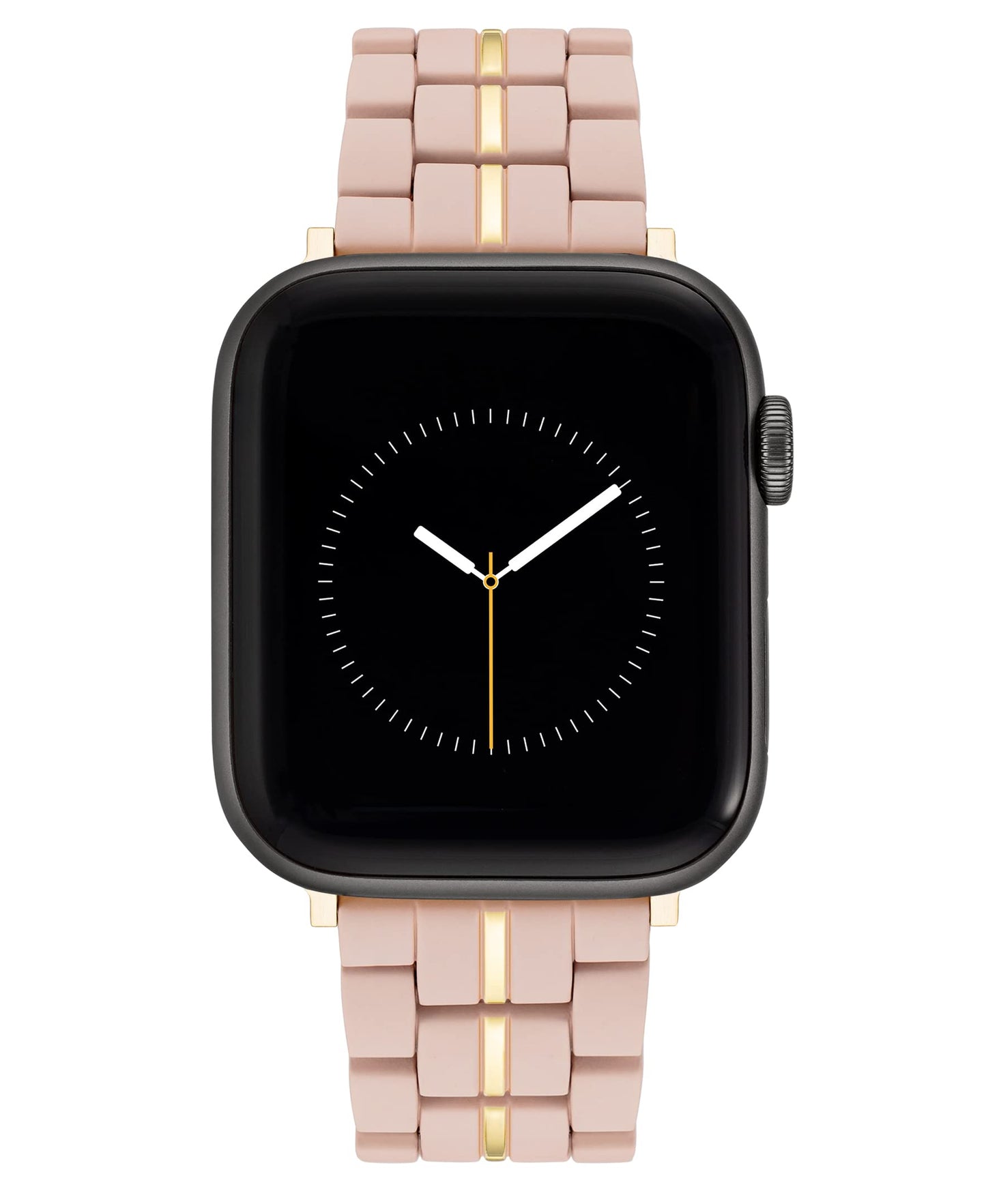 NINE WEST Fashion Rubberized Bracelet for Apple Watch Secure Adjustable Apple Watch Band Replacement Fits Most Wrists