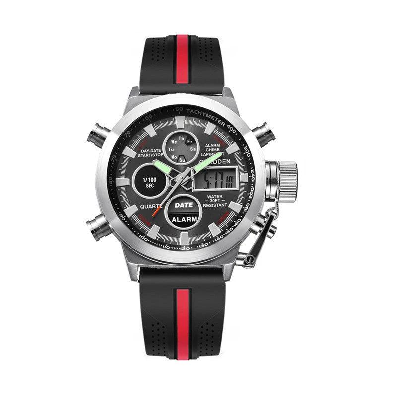Men's Fashion Belt Multi-functional Watch