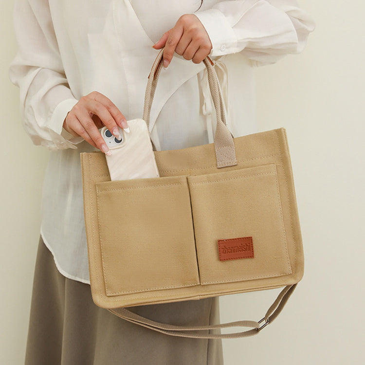 Women's Canvas Casual Crossbody Shopper Bag Crossbody Bag