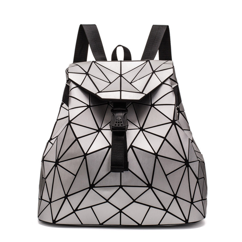 Ladies Fashion Geometric Backpack See size chart under “more details”