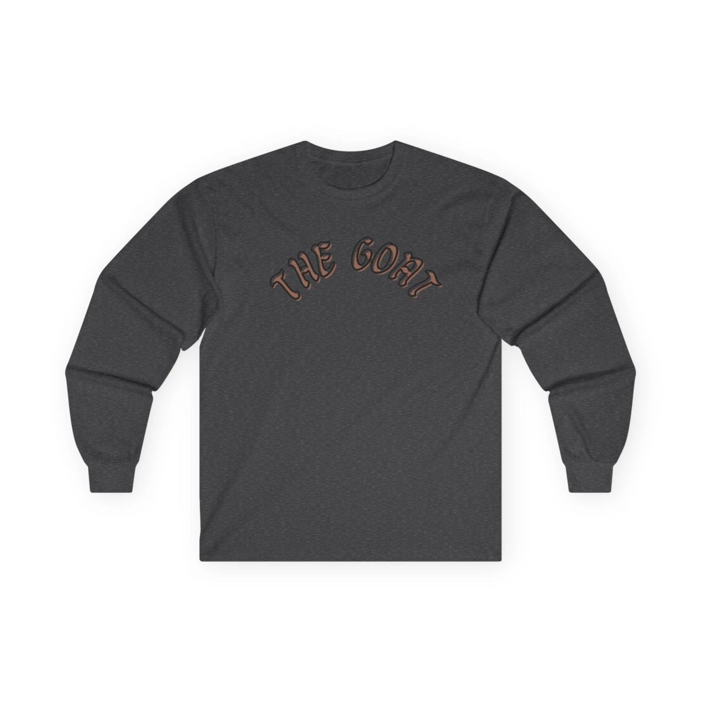 The GOAT Unisex Long Sleeve Tee, Casual Wear, Perfect for Sports Fans, Gift for Him or Her, Iconic Statement Shirt
