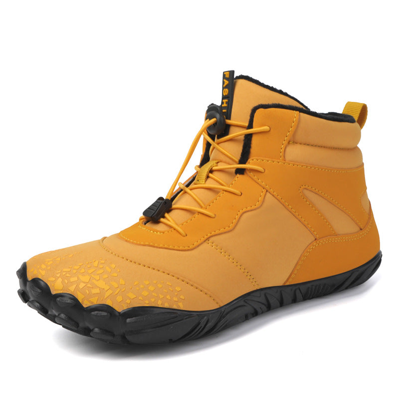 Unisex Fleece-Lined Waterproof High-Top Snow Boots
