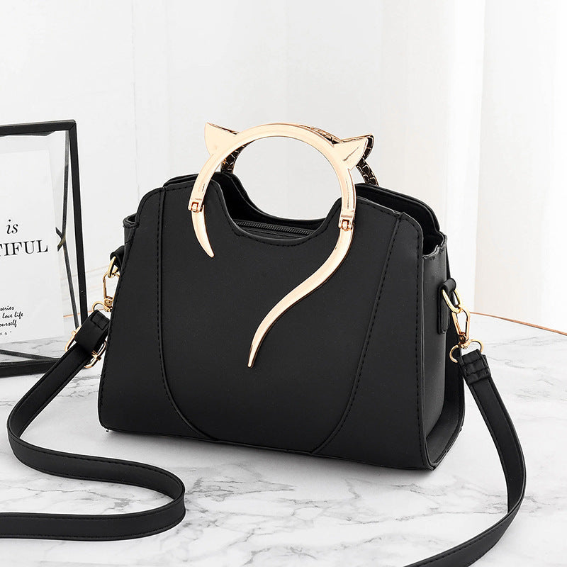 Women's Cat Ear Handle Messenger Bag