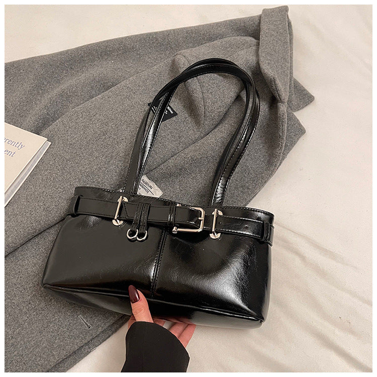 Commuter Texture Underarm Shoulder Handbag Travel Bag