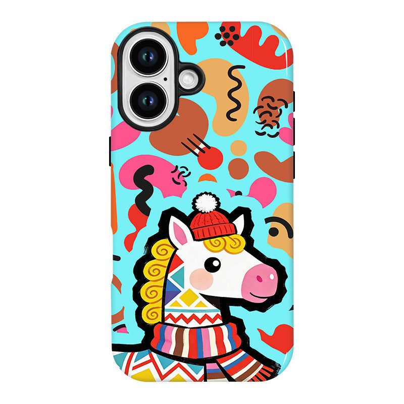 Creative Cartoon-print Silicone Phone Case