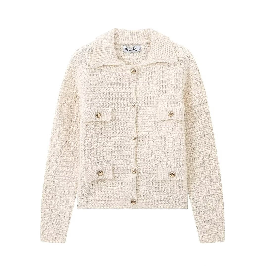 Winter New Women's Clothing Loose Leisure All-matching Knitted Coat