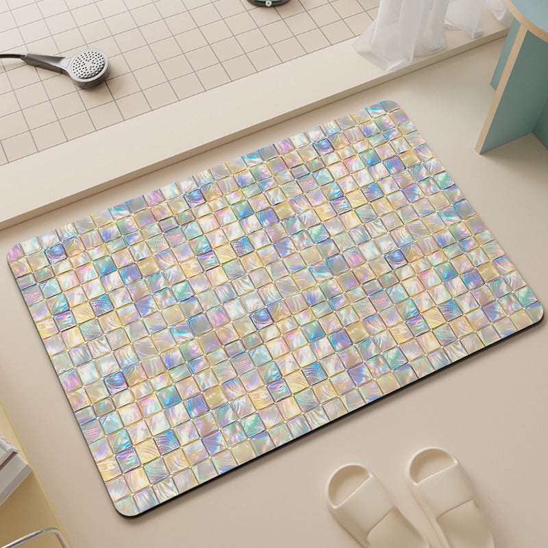 Quick-drying Door Mat Dirt- And Scratch-resistant Foot Mat Diatomaceous Earth Floor Mat
