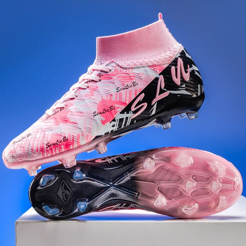 High-top Soccer Shoes For Teens And Children