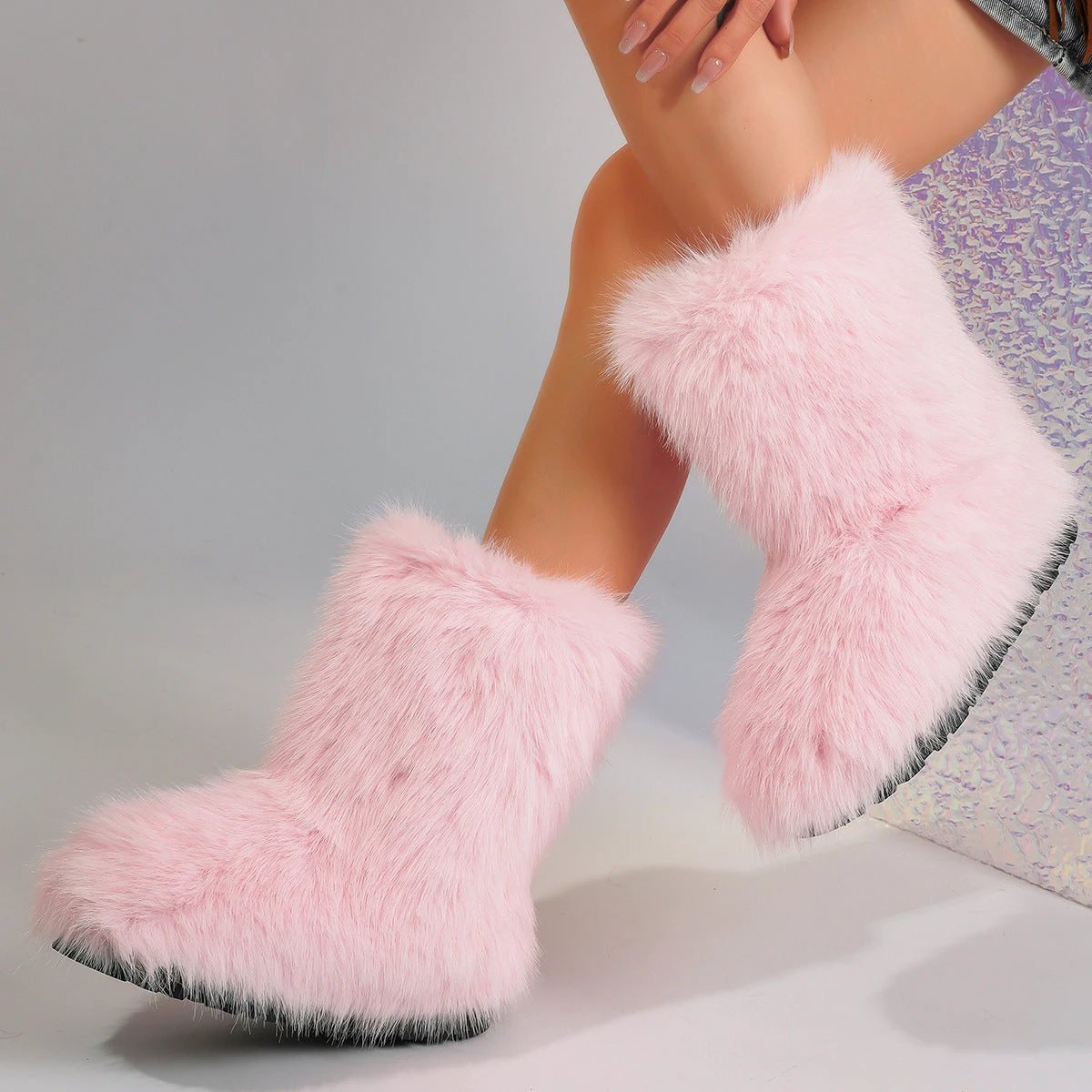 Snow Boots Middle Boots Furry Boots