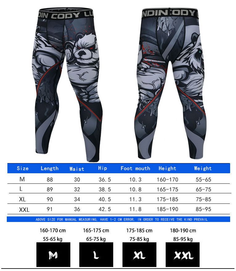 Men's Boxing  Fitness Compression Sportswear