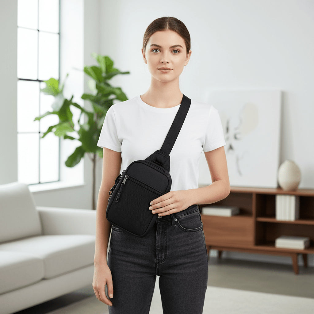 Lightweight Travel Crossbody Bag For Easy Storage