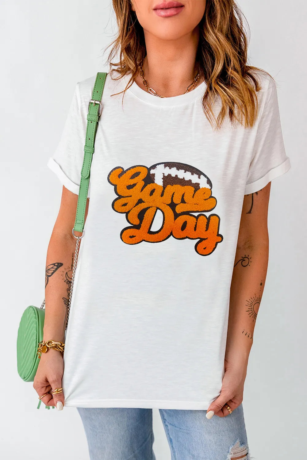 Camiseta de manga corta y cuello redondo GAME DAY