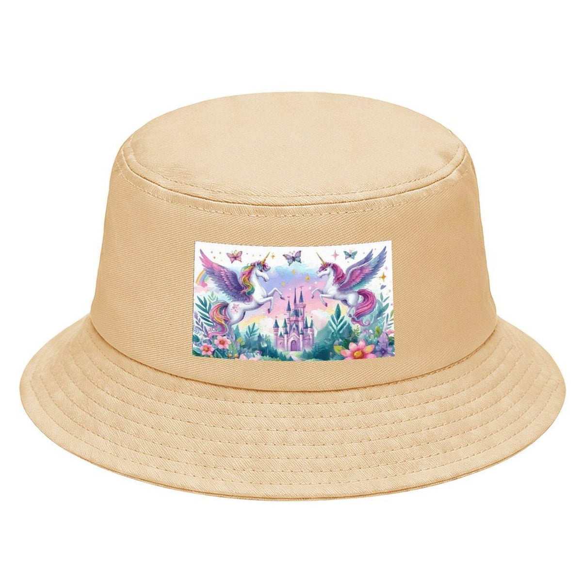 Purple Flying Unicorns Design Kid's Bucket Hat | Ships from USA