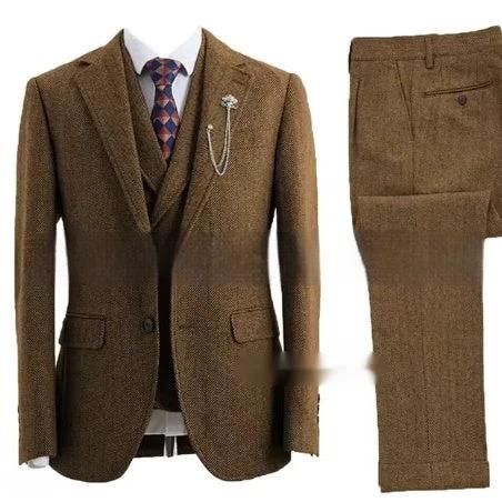 Men's Casual Three-piece Suit