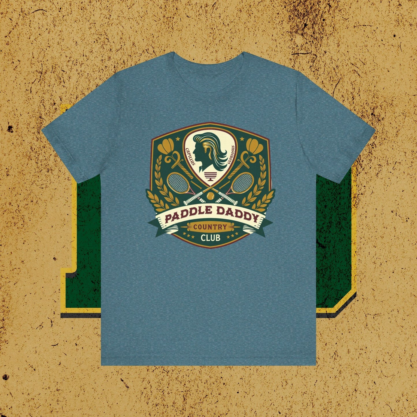 Paddle Daddy Country Club Tee  Where Prestige Meets Pickleball and Dad Jokes