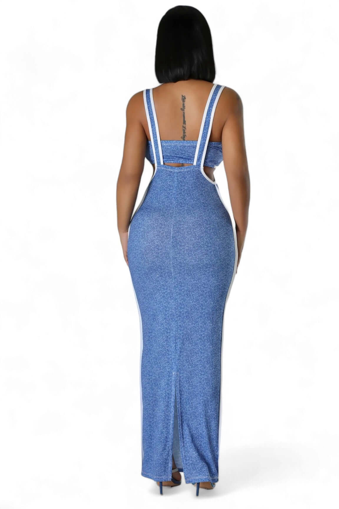 Conjunto de 2 piezas: top tubo y vestido pichi
