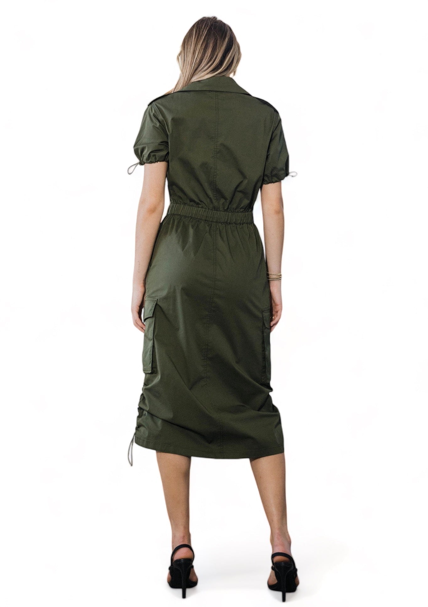 Vestido cargo safari
