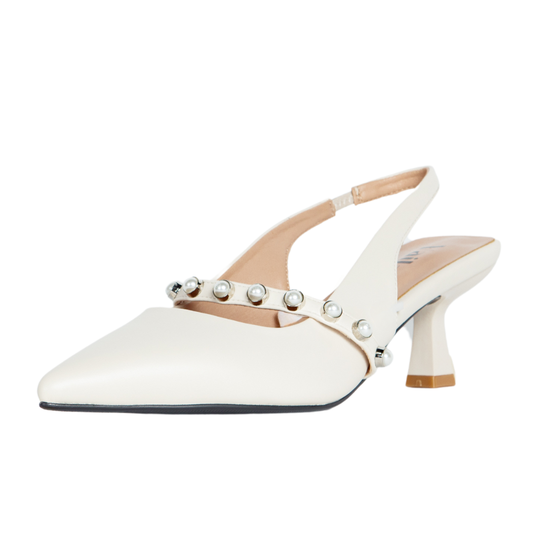 Zapatos de tacón Sophia Ivory