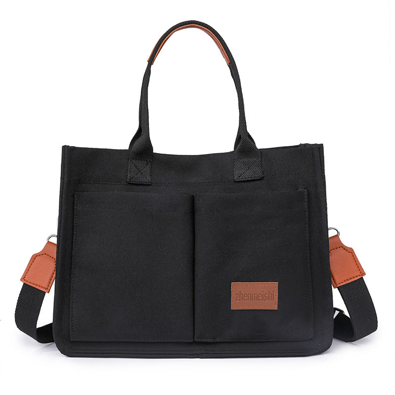 Women's Canvas Casual Crossbody Shopper Bag Crossbody Bag