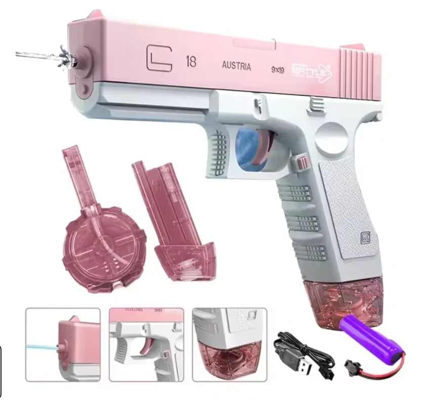 43cm Summer Beach Electric Toy Gun – Portable and Fun for Kids - # BOT&G521810006